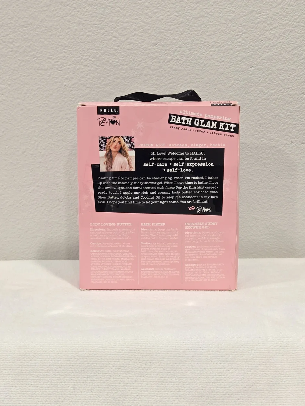 Pink Bath Glam Kit - Shower Gel, Bath Fizzer & Body Butter NIB
